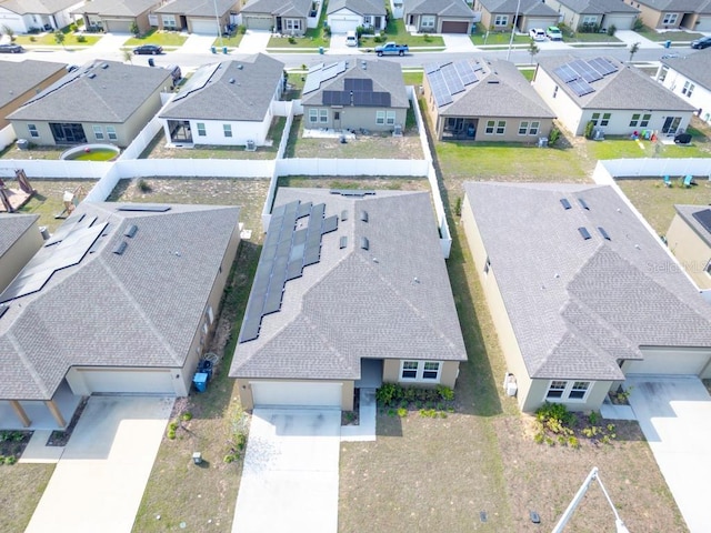 birds eye view of property featuring a residential view