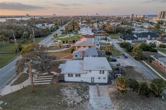 aerial view with a residential view and a city view