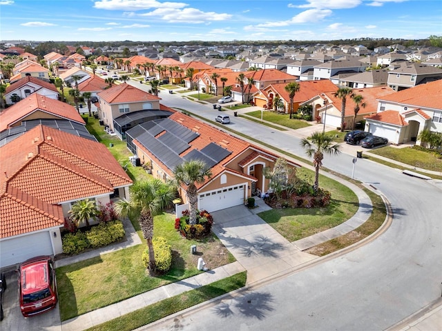 birds eye view of property featuring a residential view