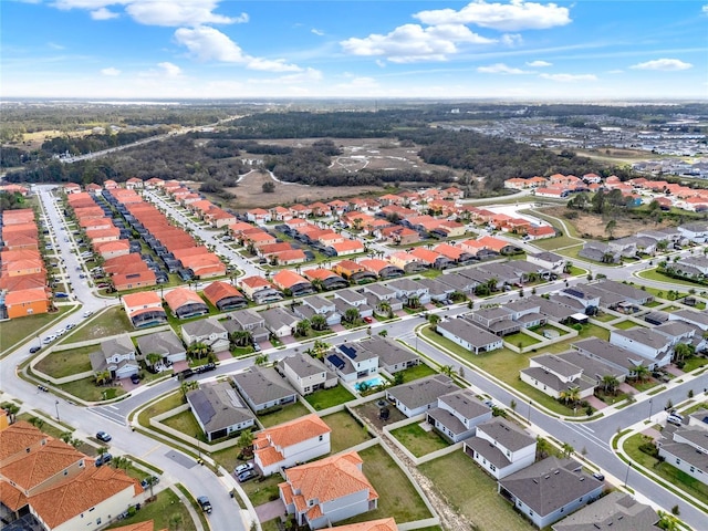 birds eye view of property featuring a residential view