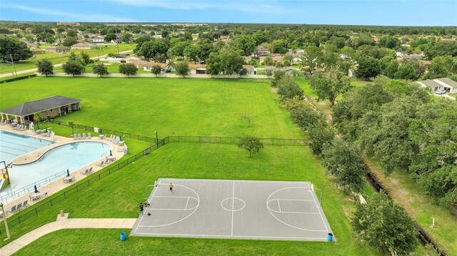 943 Van Loon Ct, Kissimmee, FL 34758 - drone / aerial view of a pool area