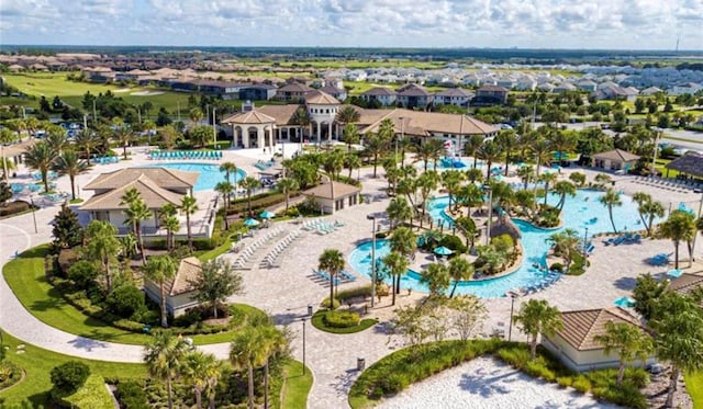 bird's eye view featuring a residential view