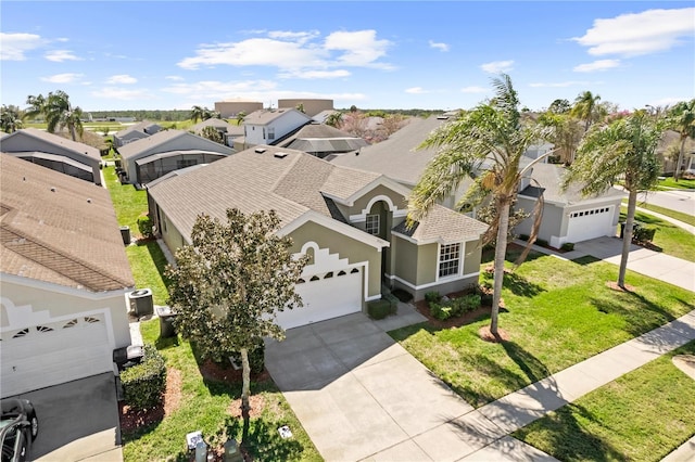 birds eye view of property featuring a residential view