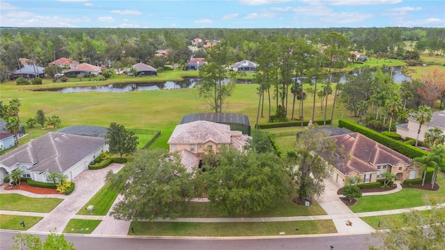 1686 Shadowmoss Cir, Lake Mary, FL 32746 - aerial view of residential area featuring a large body of water