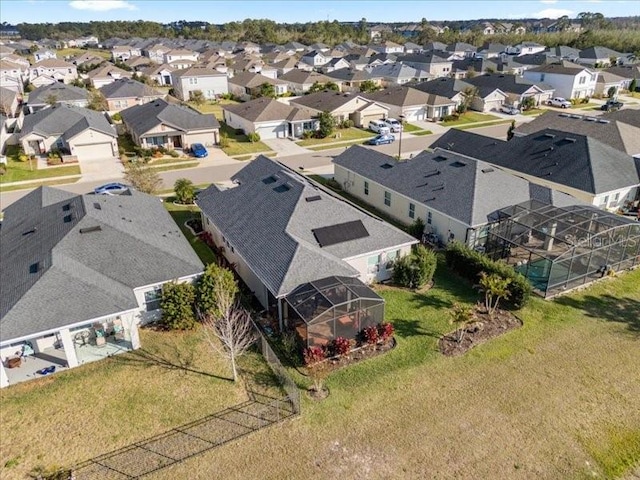 birds eye view of property featuring a residential view