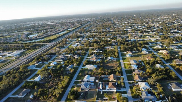 aerial view featuring a residential view