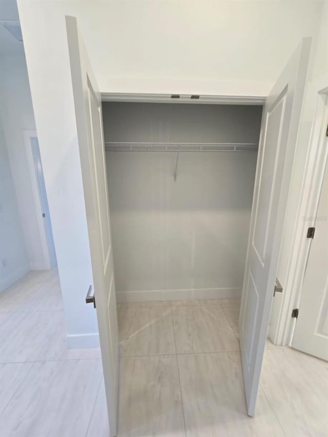 view of closet