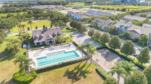 1000 Seburn Rd, Apopka, FL 32703 - aerial view of property's location featuring a pool
