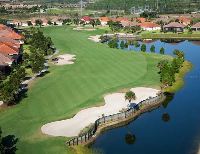 153 Ventana Dr, Poinciana, FL 34759 - aerial view with a water view and view of golf course