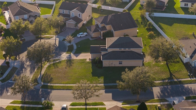 birds eye view of property featuring a residential view