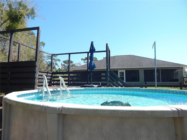 view of pool