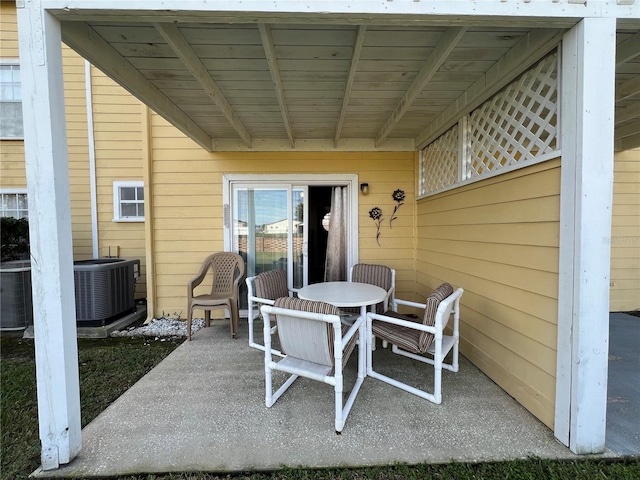 2494 Sweetwater Club Cir Unit 55, Kissimmee, FL 34746 - view of patio / terrace featuring central air condition unit