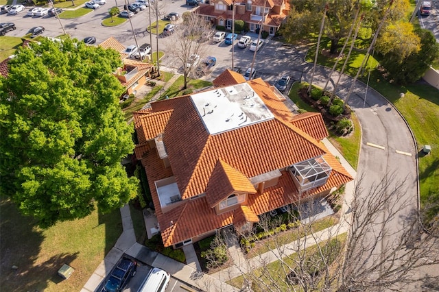 drone / aerial view featuring a residential view