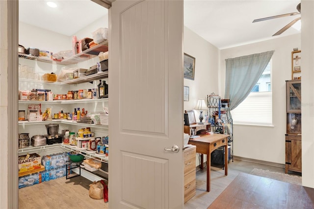 view of pantry