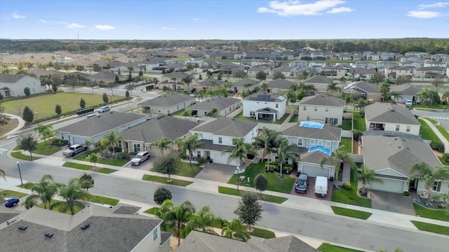 drone / aerial view featuring a residential view