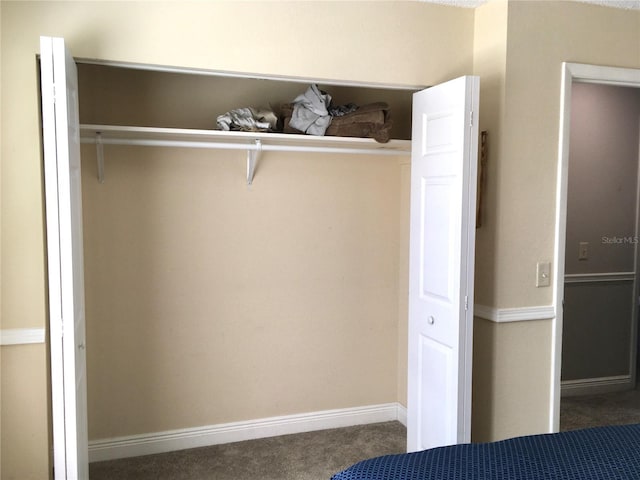 view of closet