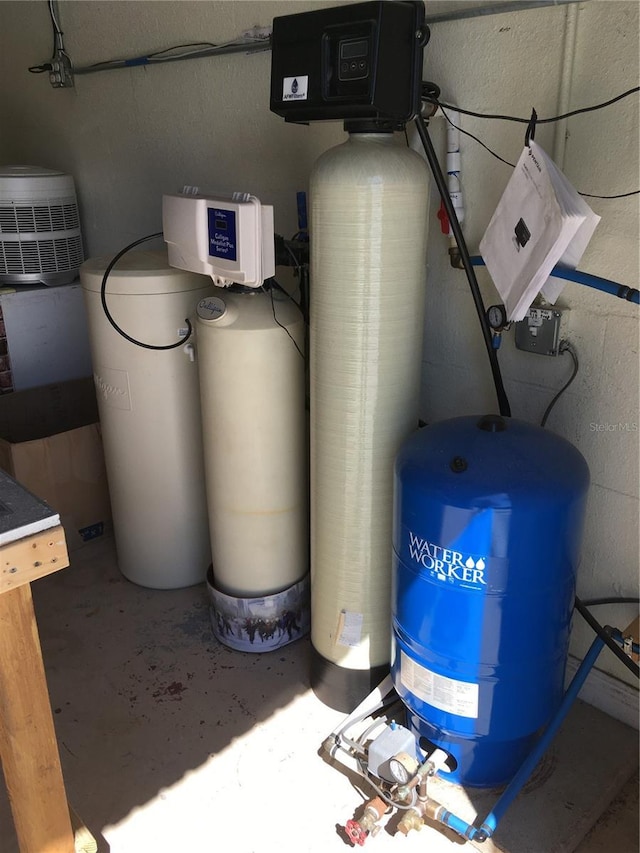 view of utility room