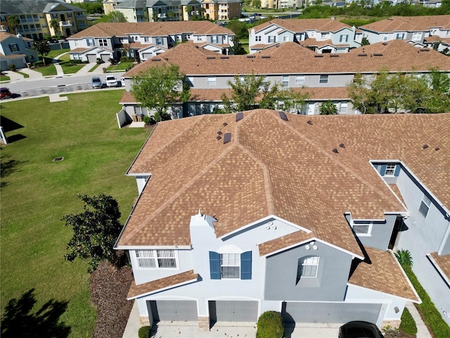 birds eye view of property featuring a residential view