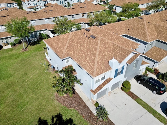 bird's eye view featuring a residential view