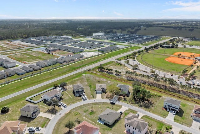 birds eye view of property featuring a residential view