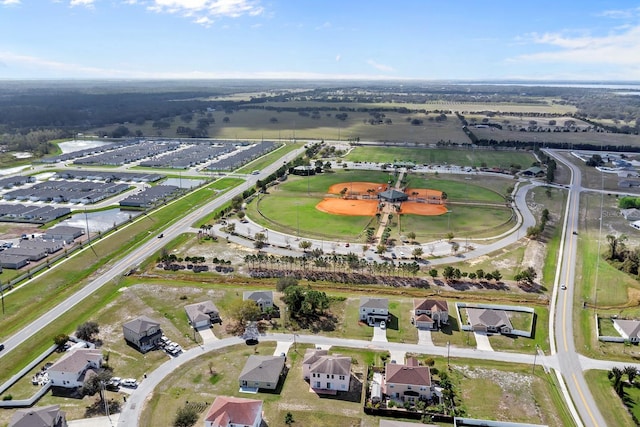 drone / aerial view featuring a residential view