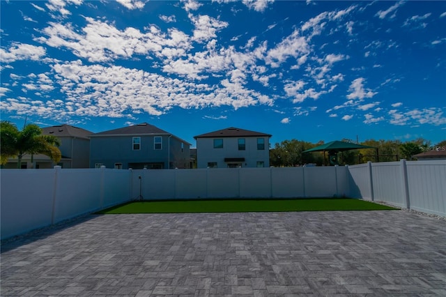 view of patio / terrace with a fenced backyard