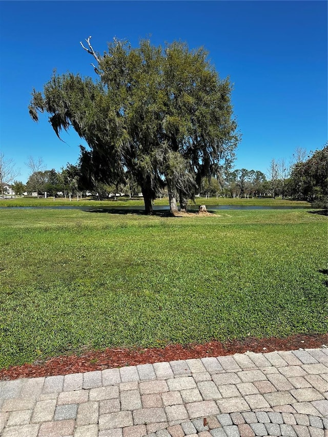 surrounding community featuring a lawn