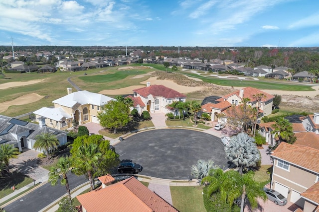 aerial view featuring a residential view