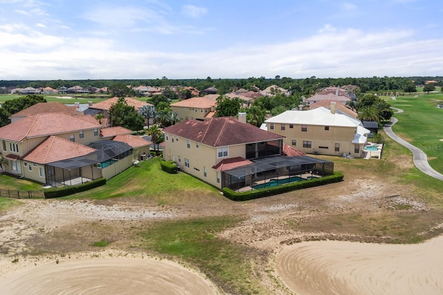 birds eye view of property featuring a residential view