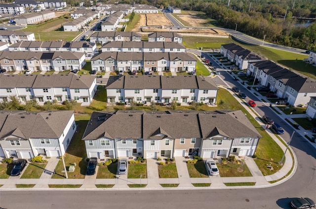 drone / aerial view featuring a residential view