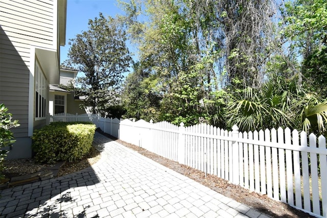 view of patio with fence private yard