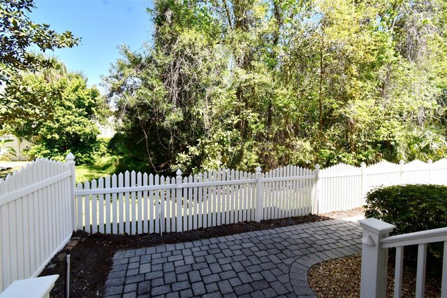 view of patio / terrace with fence private yard