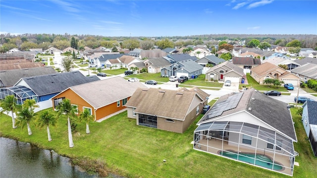 drone / aerial view featuring a residential view