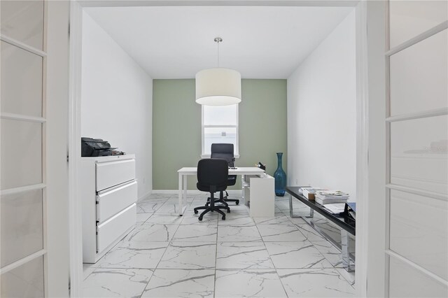 7793 Clove Hitch Way, Orlando, FL 32832 - home office with marble finish floor