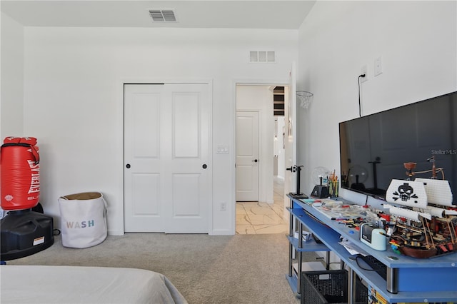 7793 Clove Hitch Way, Orlando, FL 32832 - carpeted bedroom with a closet and visible vents