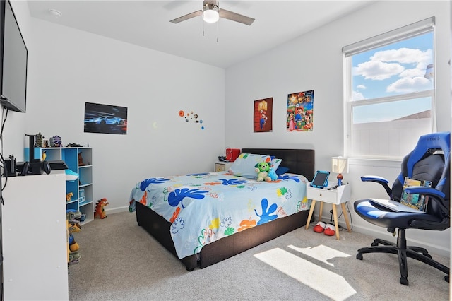 7793 Clove Hitch Way, Orlando, FL 32832 - carpeted bedroom with ceiling fan and baseboards