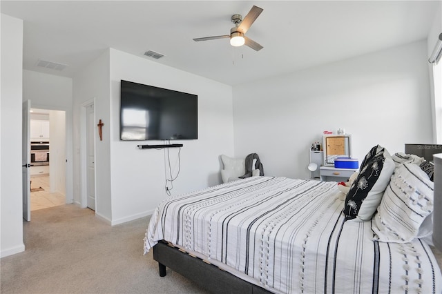 7793 Clove Hitch Way, Orlando, FL 32832 - carpeted bedroom featuring ceiling fan, visible vents, and baseboards