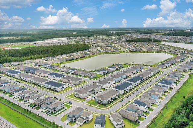 7793 Clove Hitch Way, Orlando, FL 32832 - birds eye view of property with a water view and a residential view