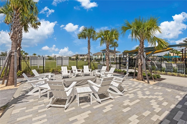 7793 Clove Hitch Way, Orlando, FL 32832 - view of patio with fence