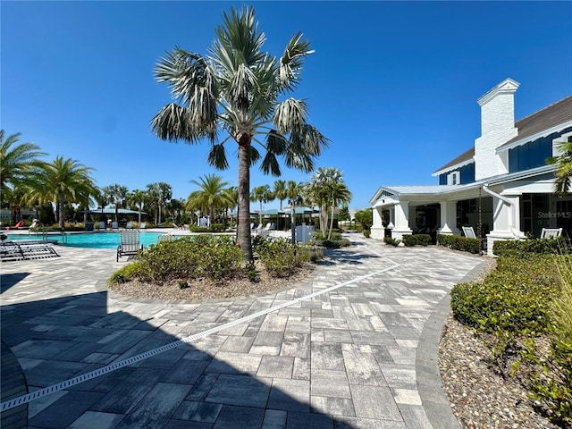 14552 Skipping Stone Loop, Parrish, FL 34219 - view of property's community featuring a pool
