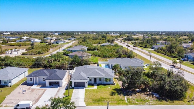 drone / aerial view featuring a residential view