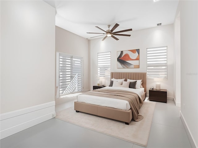 159 Antilla Dr, Rotonda West, FL 33947 - bedroom featuring ceiling fan and baseboards