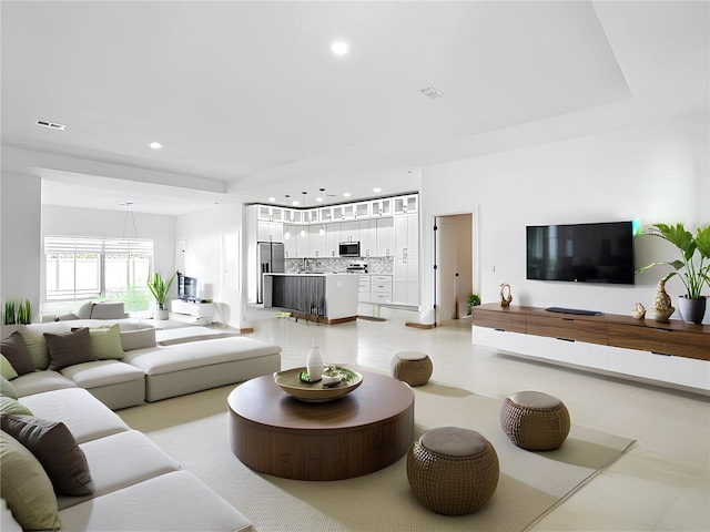 159 Antilla Dr, Rotonda West, FL 33947 - living room featuring recessed lighting