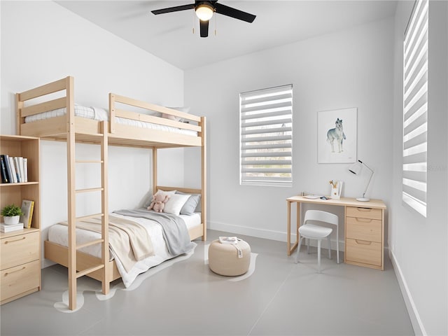 159 Antilla Dr, Rotonda West, FL 33947 - bedroom featuring baseboards and a ceiling fan