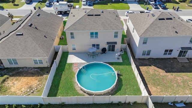 birds eye view of property featuring a residential view