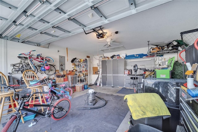 1437 Swift Ct, Kissimmee, FL 34759 - garage featuring a garage door opener and electric panel