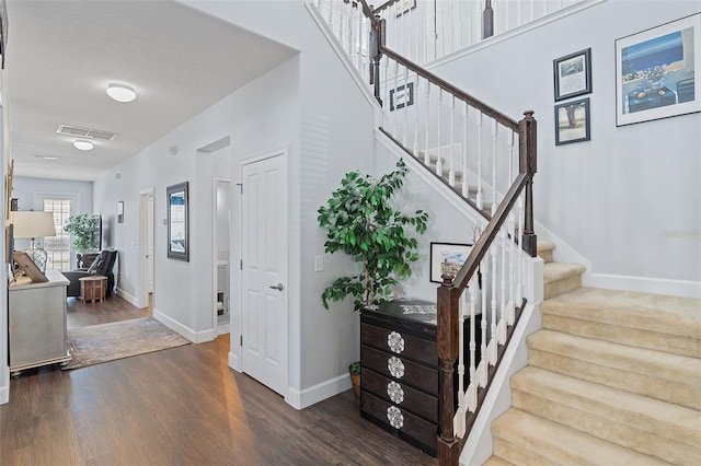 3304 Cat Brier Trl, Harmony, FL 34773 - interior space with visible vents, baseboards, and wood finished floors