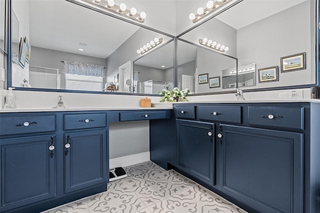 3304 Cat Brier Trl, Harmony, FL 34773 - full bath featuring vanity and tile patterned floors