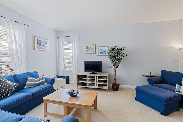 3304 Cat Brier Trl, Harmony, FL 34773 - living area with baseboards and light colored carpet