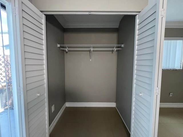 view of closet